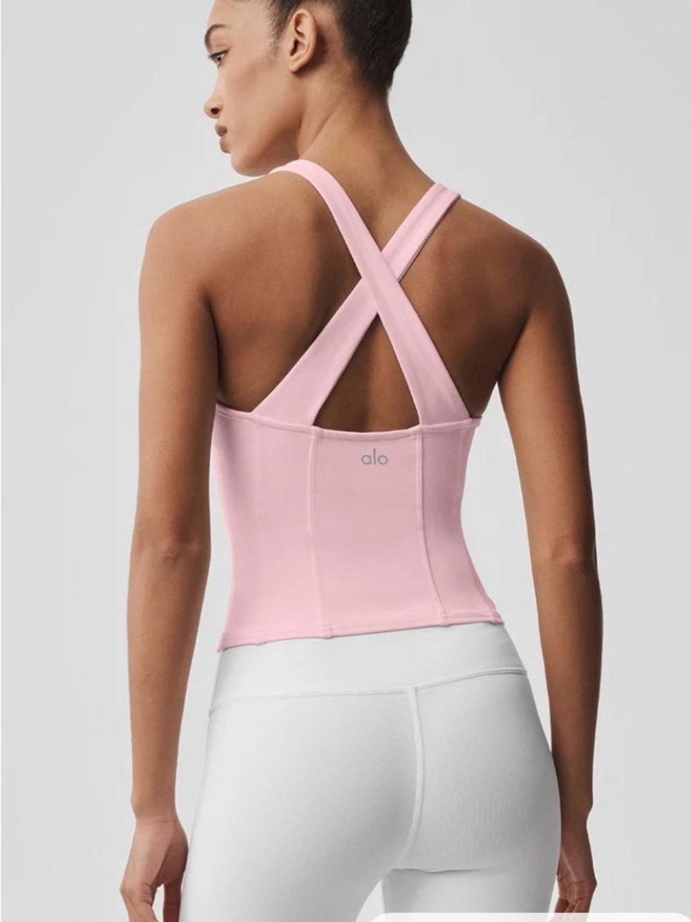 ALO Yoga Airbrush Sparks Fly Corset Tank
Size. XS. Color. Vintage pink - Picture 3 of 10
